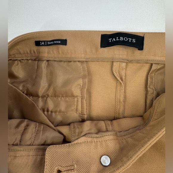 Talbots Dalton Skinny Ankle Equestrian Style Skinny Ankle Pants Womens 14 - Picture 5 of 13